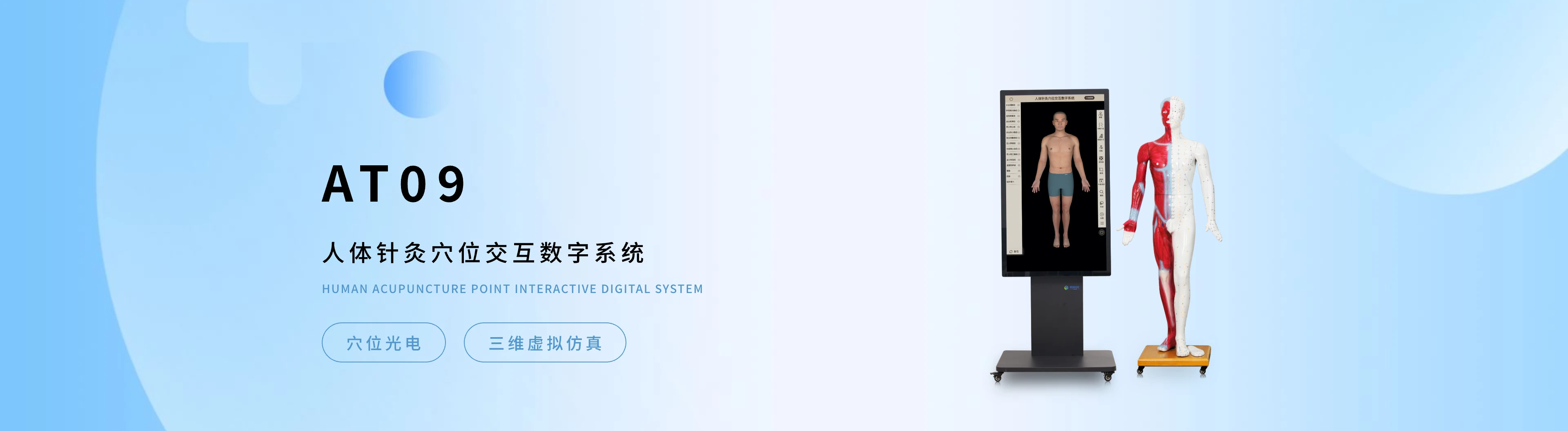 人体针灸穴位交互数字系统