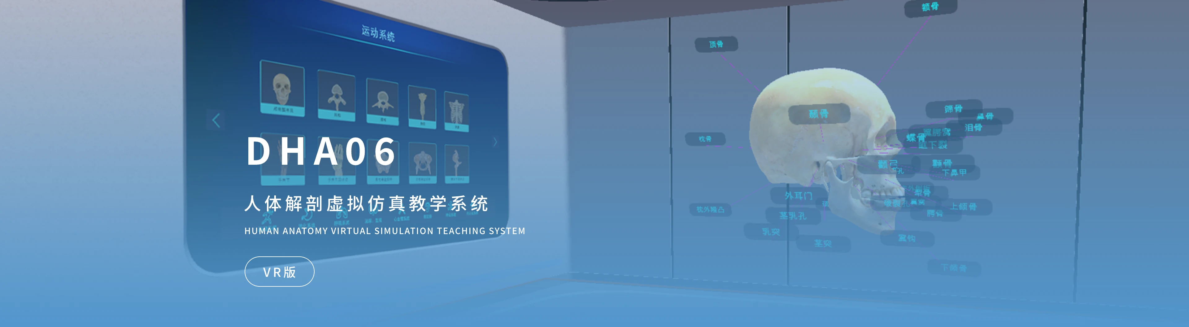 人体解剖虚拟仿真教学系统(VR)